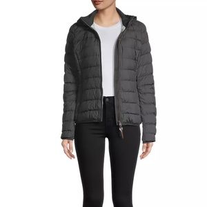 London Fog Gray Puffer Jacket Coat